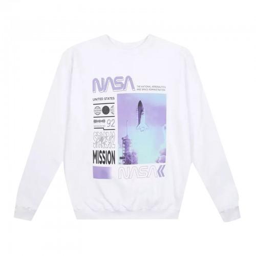 NASA Womens/Ladies Mission Crew Neck Sweatshirt