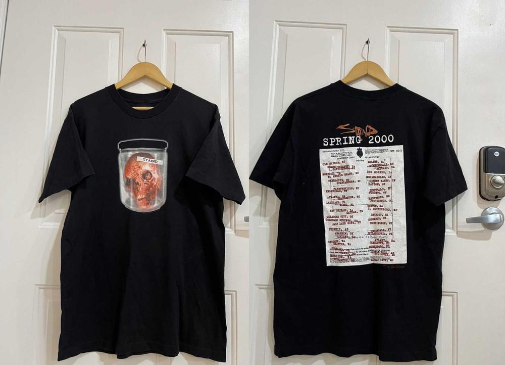 Staind Spring Tour 2000 Rock Band Tshirt All S to 5XL NZL699 Unisex T-Shirt S