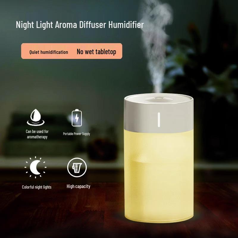 2024 Compact USB Desktop Air Humidifier for Home, Bedroom, Office, and Classroom