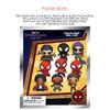 Marvel Officially Licensed Spider-Man Figurine Blind Box Bag Clip Anime Figure Keychain Fun Collector 1PC 3D Carry Mini Lightweight Portable Cute