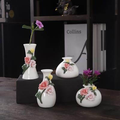 Floral Ornaments Flower Vases Desktop Ceramic Vase Decorations Mini Vase  Home
