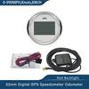 ELING New 52mm 2" Digital GPS Speedometer Odometer Kit for Car Boat Motorcycle Auto Replacement Round Gauge 12V 24V