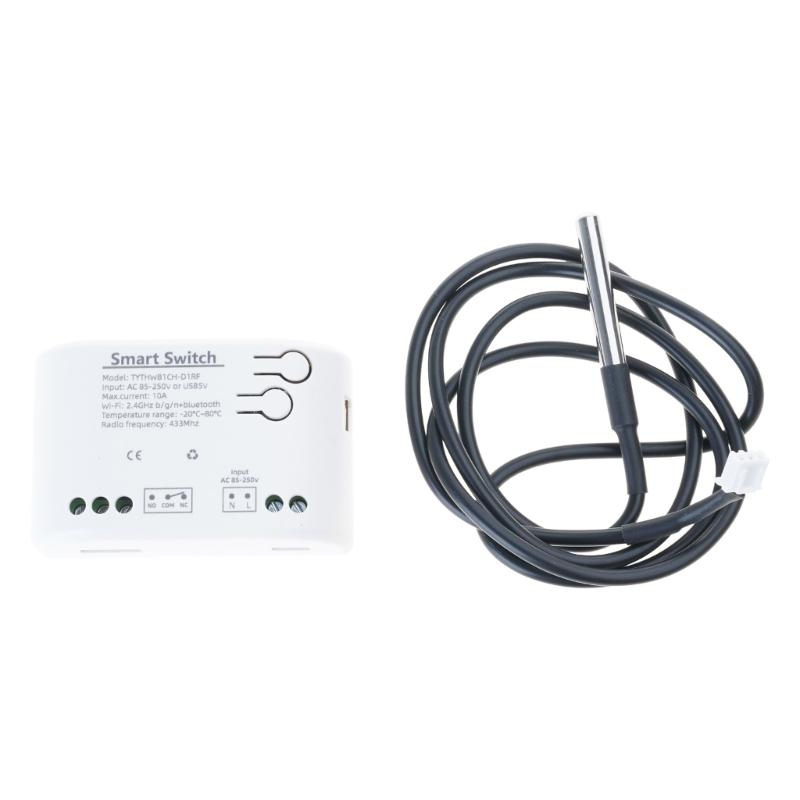 

WiFi Контролер температури Інтелектуальний термостат Моніторинг енергоспоживання/Дистанційне керування для побутової техніки Одноканальний