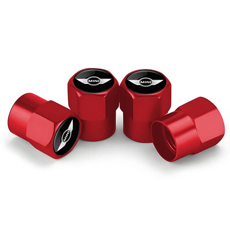 4Pcs Car Wheel Tire Valve Caps Tyre Stem Covers Accessories For MINI JCW Cabrio Cooper Countryman Aceman Clubman Coupe Paceman Phgqd66