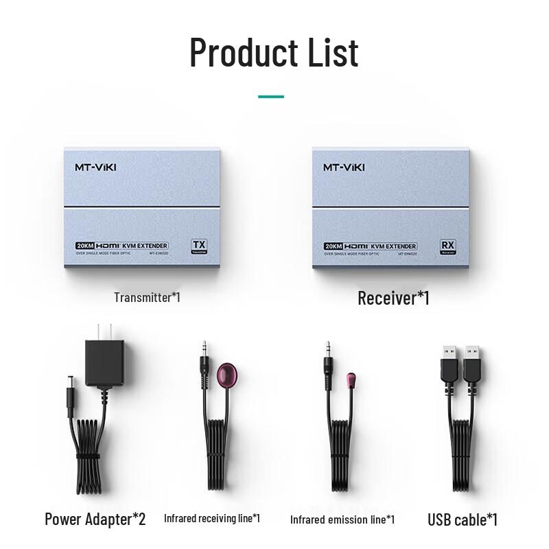 MT-viki HDMI KVM Fiber Optic Extender 20KM