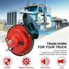 1/2PCS Train Horn Puissant Super Loud Power Snail Electric Air Horn For Car-boat Motorcycles Auto Loud Cars Speaker Sound Signal