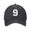 Fashion Vintage Number  Sports Baseball Cap  Denim Sun Hat Brand Cap
