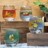 Sun Art 3D Glass Sunset Minions Movie "Minions" Cup/Tumbler, Approx. 330ml, Design, Merchandise, Tableware, Gift, SAN3572-4
