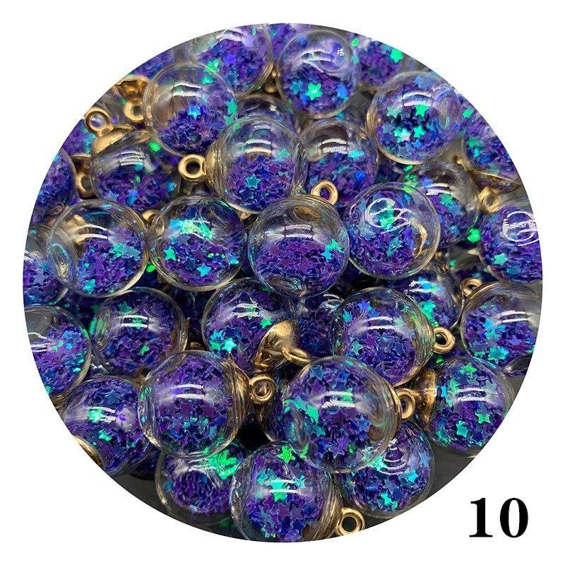 16mm Transparante Ster Pailletten Kristal Glas Bol Haarband & Oorbellen DIY Accessoires.