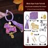 Handmade Year of the Horse Brocade Keychain Ornament