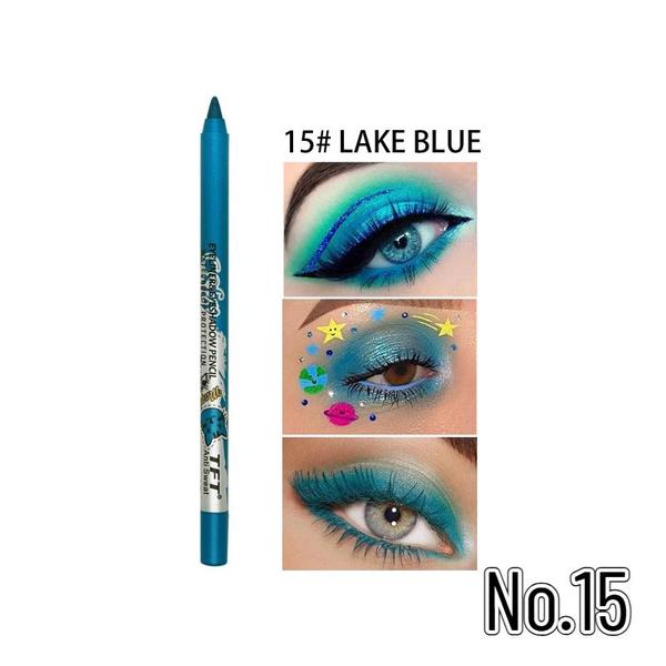 Dual-use Eyeliner and Eye Shadow Pen for Sweat-proof Makeup-Glittery Eyeliner and Shimmering Eye Shadow for Bold Looks
