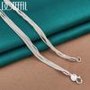 Snake Chain Star Pendant Necklace Silver Party Gift Fashion Jewelry