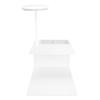 Eyelash Extension Makeup Tool Organizer Stand Blue Light Acrylic Shelf for Pillow LED Light