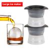 Große 6cm Runde Kugel Eiswürfelform DIY Eiscremebereiter Kunststoff Eisform Whisky Eiswürfelbehälter für Barwerkzeug Küchenhelfer Zubehör