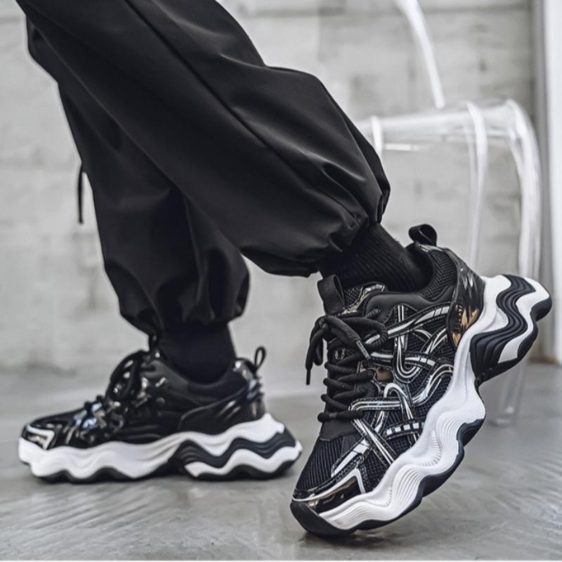 Shoes for Man High Quality Fashion Mesh Sneakers Outdoor Hiking Shoe Breathable Anti Slip Men Platform Sneaker Zapatillas Hombre