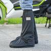 1 Pair Waterproof Shoe Covers, Reusable Rain Boot Shoe Cover with Side Zipper, Reflector, Anti-Slip Shoe Protectors for Men Women