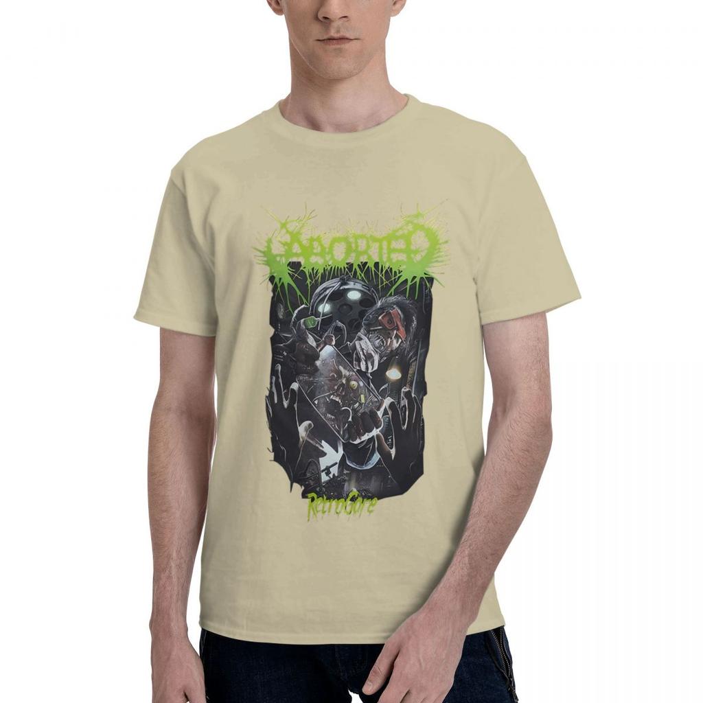 Aborted Band Retrogore A 100 Cotton Casual Breathable Confortable Tops Football Shirts 2025 Funny Gifts