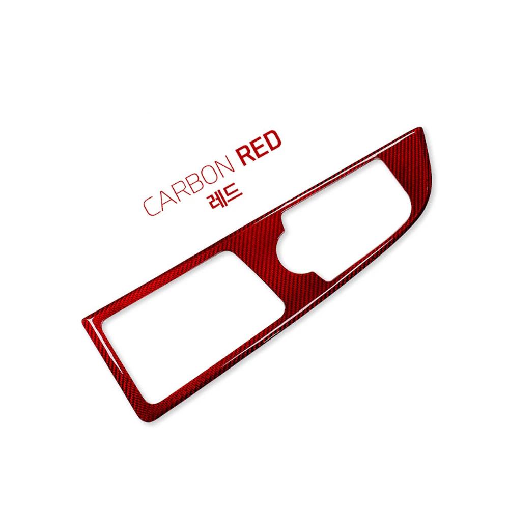 For Genesis G70 -2025 Real Carbon Fiber Tuning Accessories Center Console Gear Shift Panel Sticker Central Cover Trim