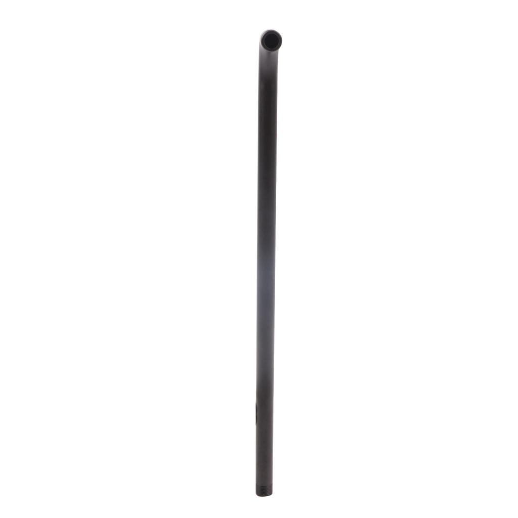 Shower Arm Stainless Steel Shower Head Extension Pipe Bathroom Shower Hardware Accessories Black 52cm