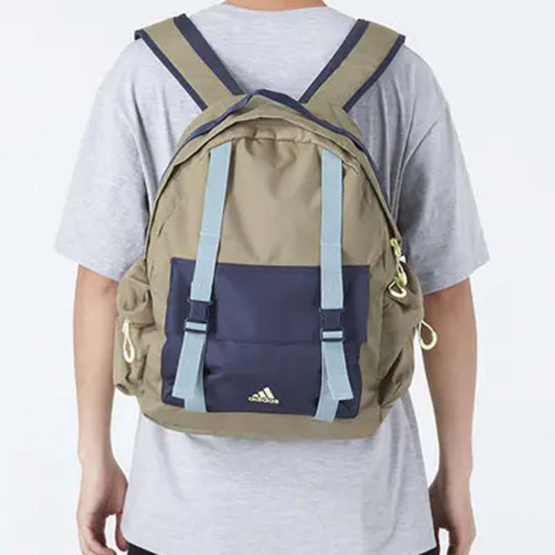 Adidas Polyester Backpack Regular Unisex Khaki Adidas HA5679