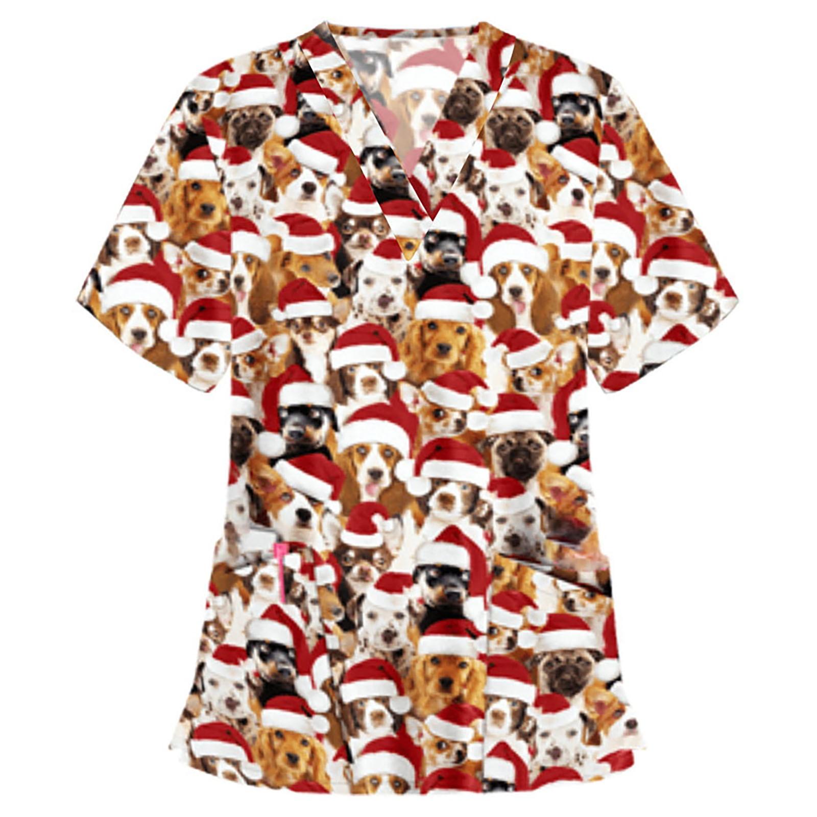 

Women Short Sleeve V-neck Tops Working Christmas Thanksgiving Blouse XXL жовтий