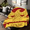 Mode SPQR Decke Weich und Hautfreundlich Für Couch Bett Nickerchen Tagesdecke Alle Jahreszeiten Bettdecke