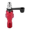 M10x1.0mm Motorcycle Brake Master Caliper Bleed Screw Nipple Banjo Bolt   Dust Cap Red