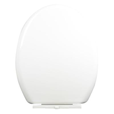 Slow Close Toilet Seat Thickened White PP Quick Installation Household Toilet Lid for Replacement