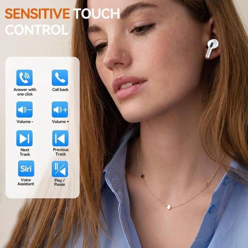 TWS Pro 5 Wireless Bluetooth Earphones Headphones ANC Noise Reduction Earbuds HiFi Sound Low Latency for Android