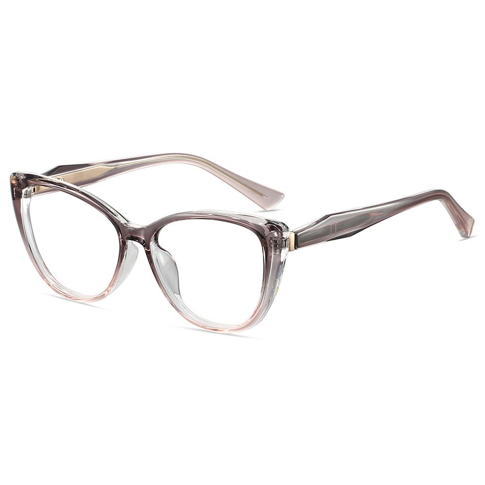 Retro-style Anti-blue Light Glasses for Women, Fashionable, Sophisticated, and Slimming Frames.