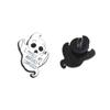 10Pcs Halloween Ghostly Brooch Lapel Pin Decorative Metal Brooch Pin For Halloween Costume Jackets Bag Decoration