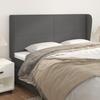 VidaXL Headboard with Ears Grey 163x23x118-128 Cm Faux Leather3117776