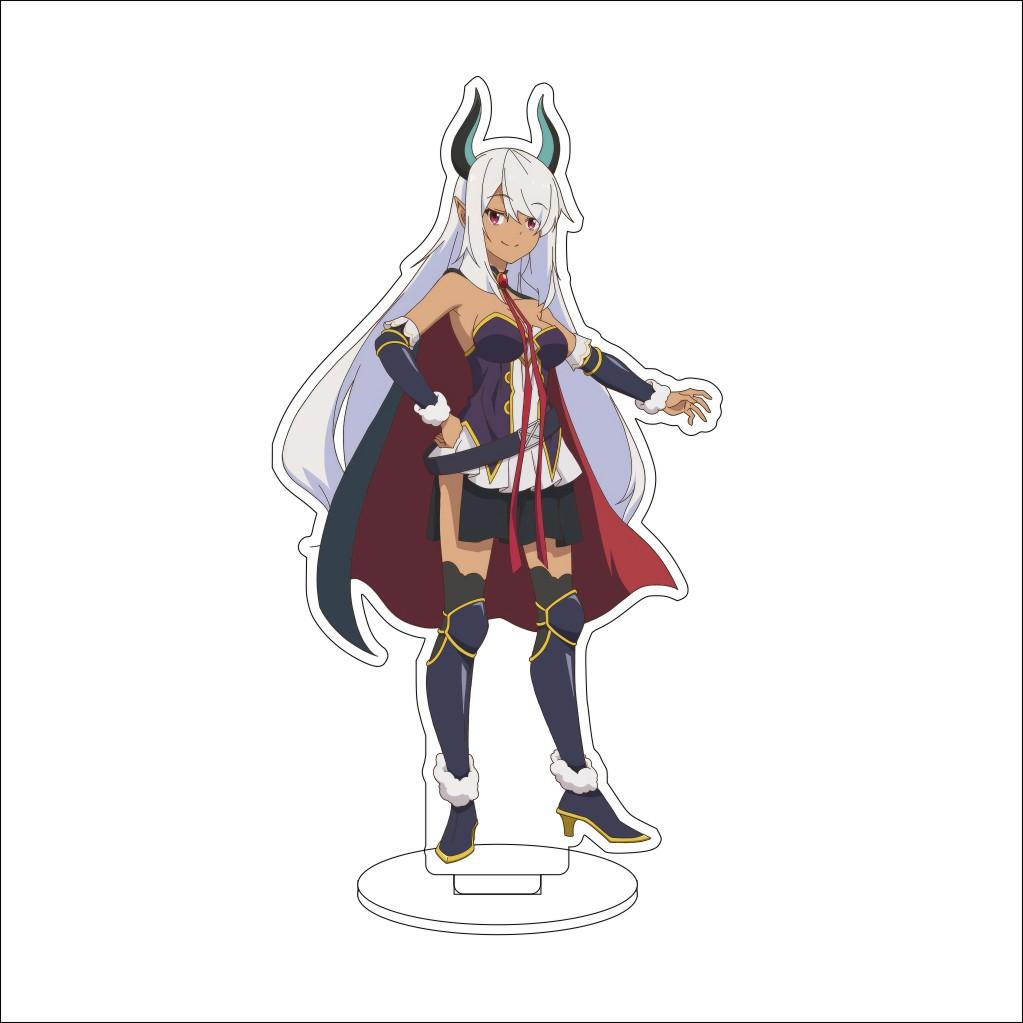 16CM Anime Cosplay Acrylic Stand Ornaments Azusa Falufal Sharula Haruka Flattelude Figure Stand Halloween Gifts