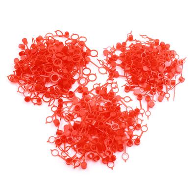 uxcell Motorcycle M6 M8 M0 Red Rubber Nipple Fitting Dust Cap Cover 100pcs M6+M8+M10