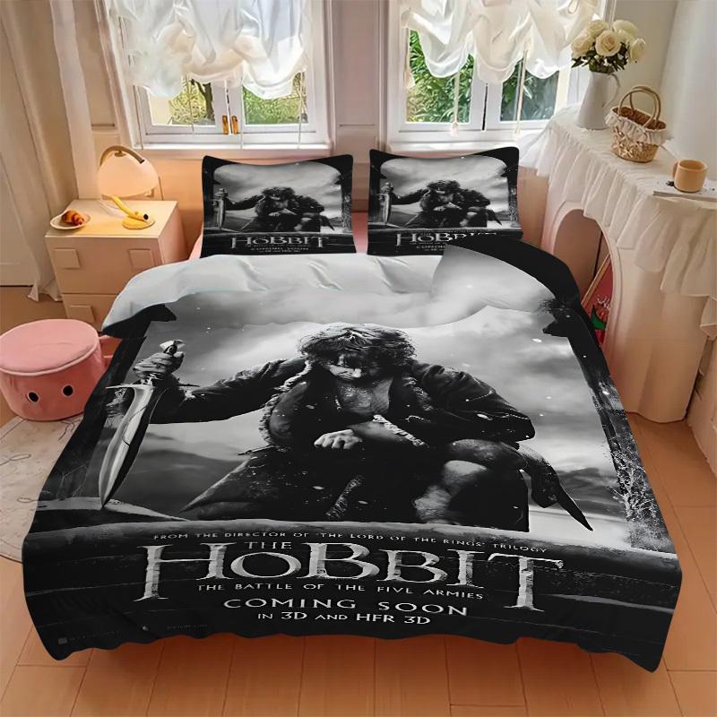 3pcs Hobbit, Poster Duvet Cover Set (1 Duvet Cover + 2 Pillowcases, No Core) - Comfortable, And Breathable Bedroom Decoration yy251104086