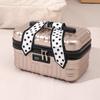 Handheld Makeup CaseWith Password Lock 16 Inch Large Capacity Portable Toolbox Lightweight Storage Small Box Leather Luggage