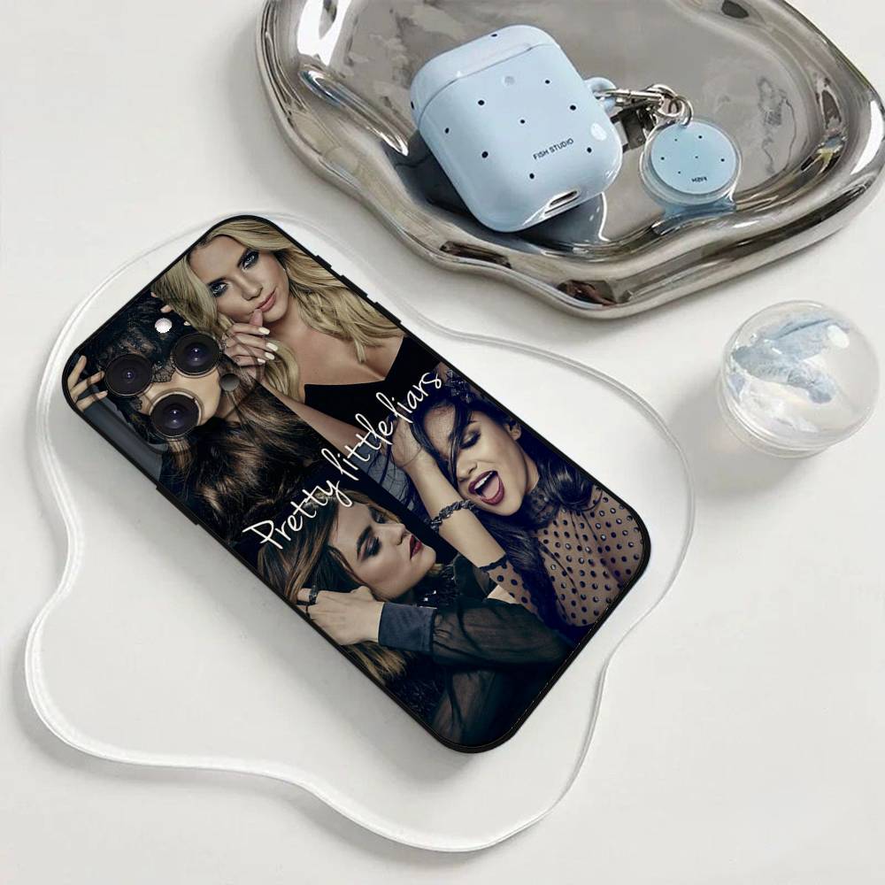 Pretty Little Liars Phone Case Phone Case For IPhone 17,16,15,14,13,12,11,Pro,Plus,Mini Soft Black Cover