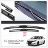 2PCS Car Blade Windshield Rubber Wiper For NISSAN Altima ARIYA JUKE LEAF MARCH MICRA NOTE NV200 SENTRA VERSA Auto Accessories
