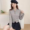 Sweet Slimming Waist Soft Cable Knit Short Cardigan - Autumn Knitwear