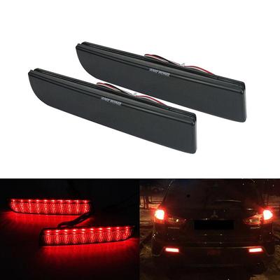 Per Mitsubishi Lancer Evo X Outlander 1 Coppia Auto Paraurti Posteriore Luci di Alta Quatity Auto Led Day Running Light Coda Freno parti della lampada
