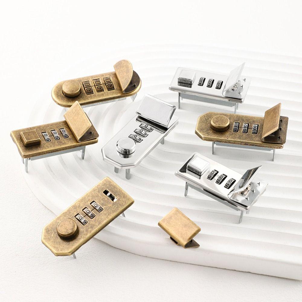 Waterproof Notepad Password Lock Durable Hardware Reusable Briefcase Lock Economic Alloy DIY Mechanism Mechanism Lock