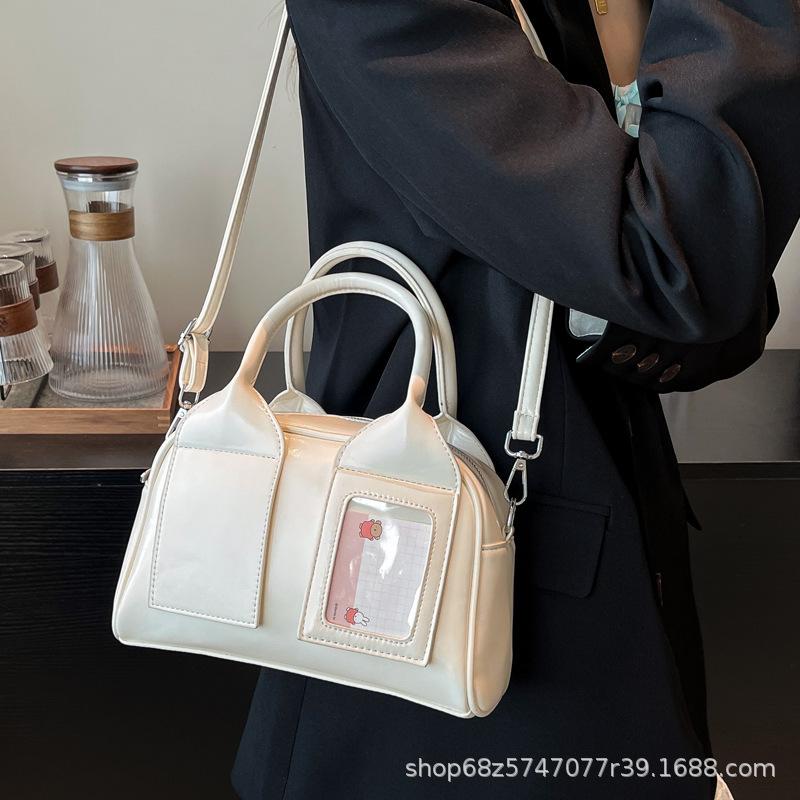 Korean Fashion Small Square Bag Women's Handbag 2025 New Simple Pocket Versatile Shoulder Crossbody Bag