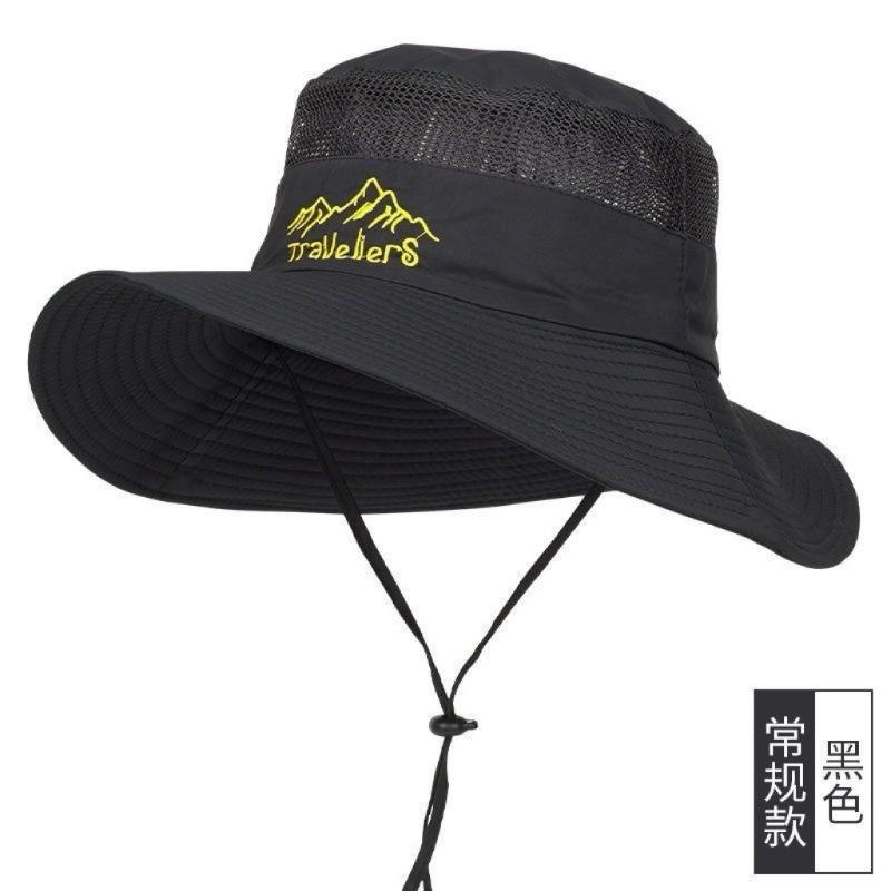 Sunscreen hat men's fishing hat summer bucket hat outdoor climbing sun hat face cover UV protection sun hat