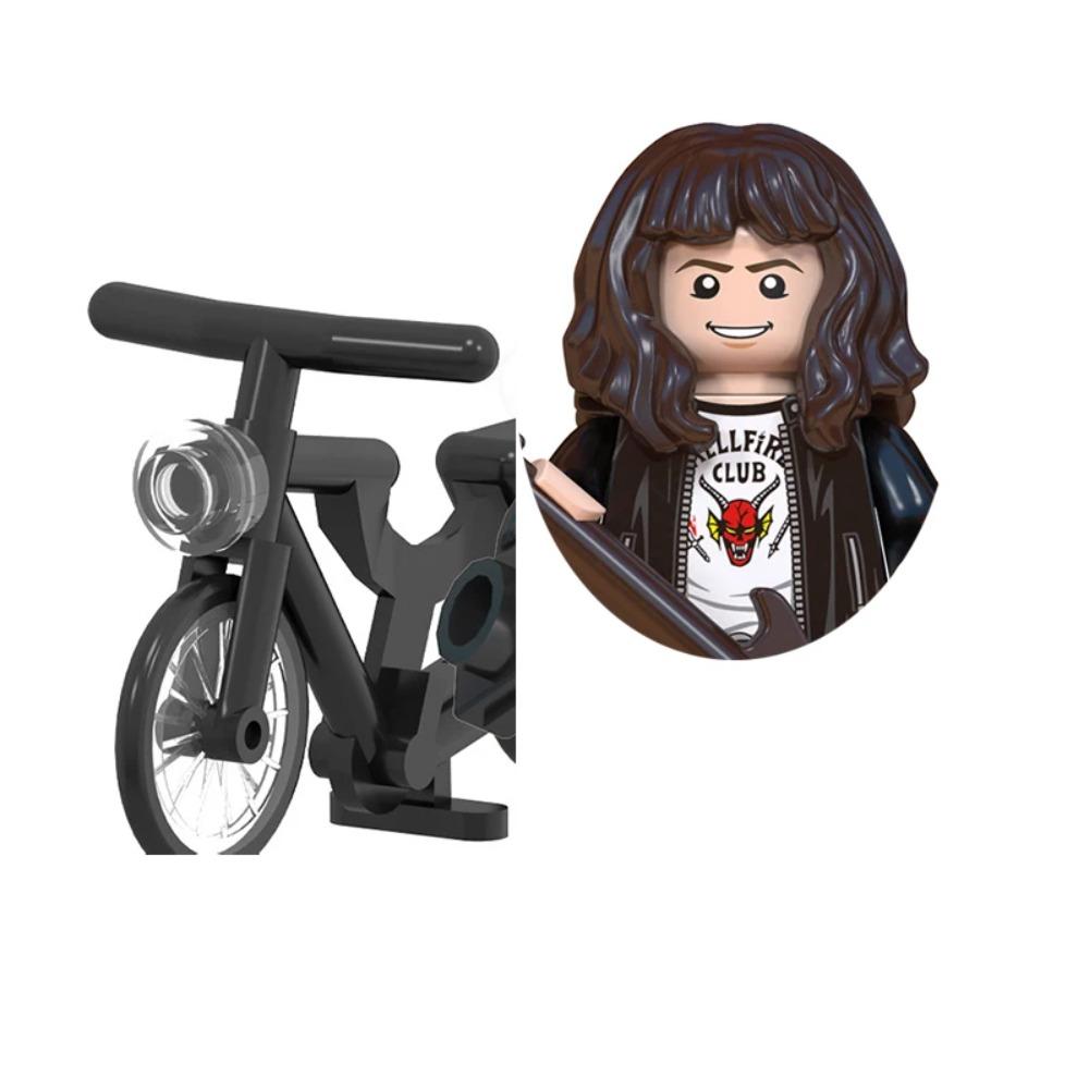 4Pcs/Set Dustin Eleven Mike Will Hopper Joyce Brenner Demogorgon Vecna Model Buliding Blocks Bricks Construction Toys For Kids