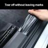 Scratch Waterproof Matte Black Nano Sticker for Car Body 3D Carbon Fiber Sticker Paste Car Threshold Protective Film Anti