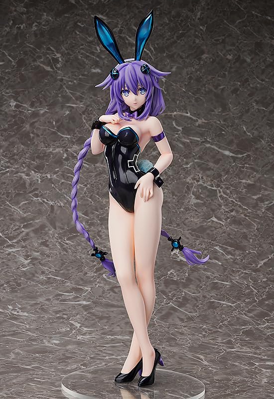 Hyperdimension Neptunia Purple Heart Bare Leg Bunny Ver. 1/4 Scale Plastic Painted Complete Figure