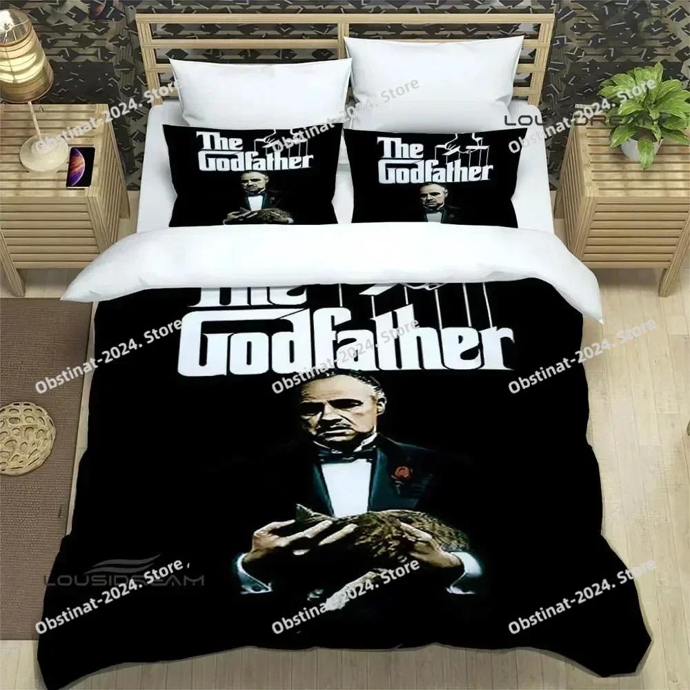 The Godfather Bedding Set Printed Single Comforter Quilt Bed Cover Duvet Cover Pillow Case 3 Pieces Set For Kids Adult Size