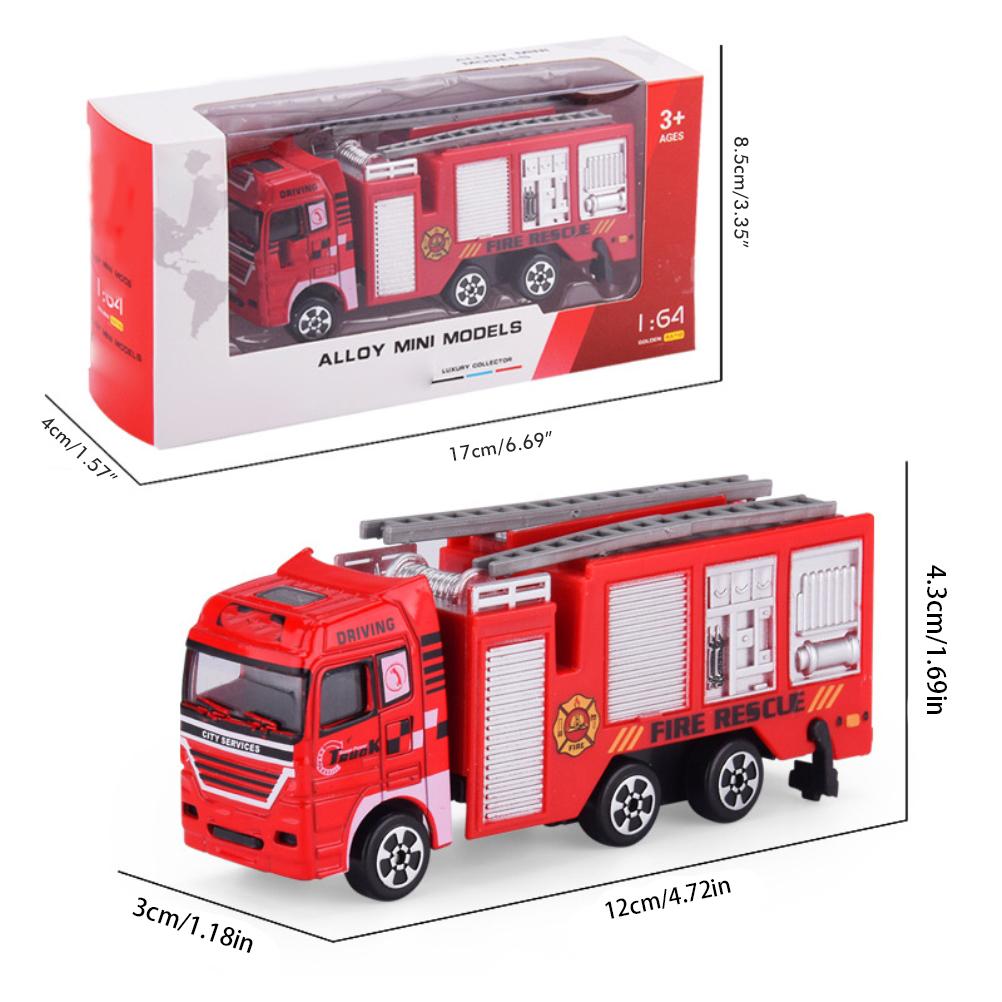 Children Truck Vehicle Inertia Toy Fire Car Boy Toy for Children Educational Toy