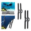 2Pcs Fin Straps Practical Comfortable Part Equipment Accessories Universal Quick Diving Replacement Straps for Swimming Flippers