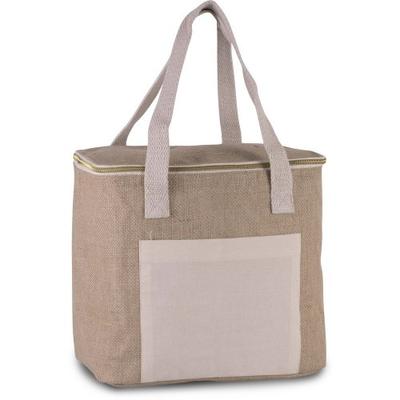 Large Jute Cool Bag